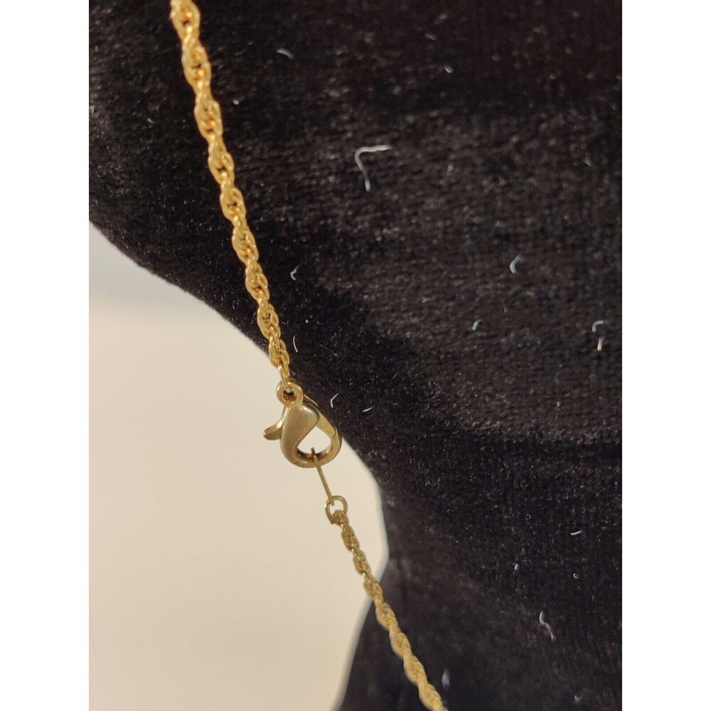 Gold Dipped Real Maple Leaf Pendant Necklace 24" … - image 5